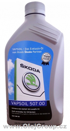 VapsOil Škoda 507 00 0W-30 1L 